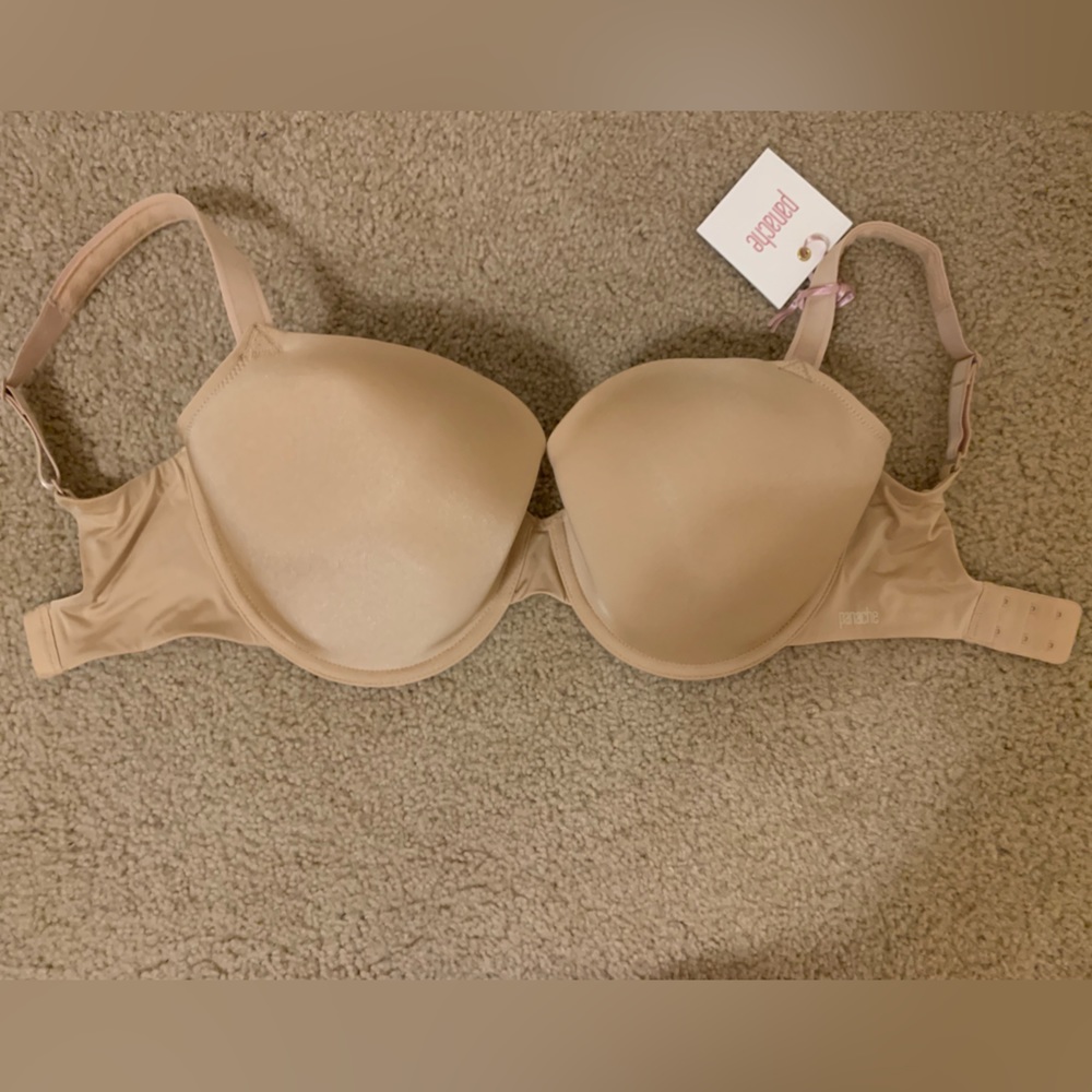 Panache Elan Moulded Plunge T-shirt bra porcelain 30H UK 30K US